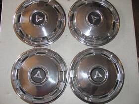 2881795 Dodge 4- 1969 Dart Full Wheel Covers / Hubcaps 13 Inch P/n