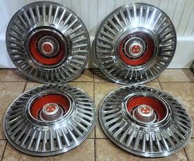 2907962 Dodge Set Of 4 Vintage Oem 1967-71 Pickup Truck Cargo Van 15 Inch Hubcap Wheel Cover