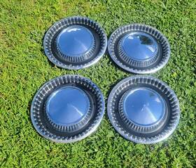 3580168 Dodge 4 Vintage Genuine 1960 Polara Hubcap Wheel Cover