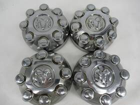 52121450 Dodge Center Caps Hubcaps Ram 1500 2500 3500 Oem 17 Inch Wheel Chrome