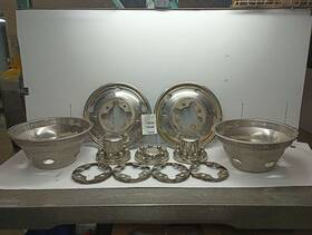 Dodge 570.ch8808 Set Of 17 Inch Dually Simulator With Center Caps From 2008 Ram 3500 1267168