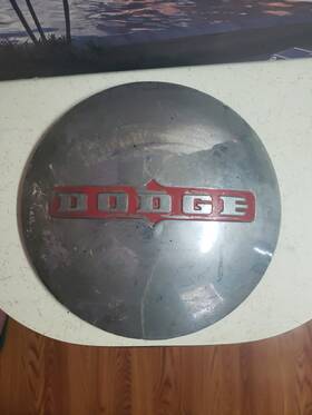 De40hc Dodge 1930s 1940s Poverty Dog Dish Hubcap 10 Inch Chrome 7-1/4 Inside