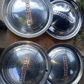 Dod49-50 Dodge Set Of 4 Coronet 15 Inch Wheel Covers Vintage 1949-1950 Hubcap