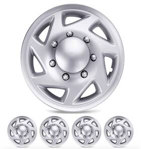 910-123 Dorman/autograde 4 Pack Hubcaps Wheel Covers 16 Inch Hubcap For Ford E150 E250 E350 1992-2014