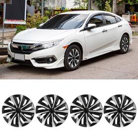 Usanqp841-us Dreamizer Hubcaps Wheel Covers Replacement Universal 15 Inch Hub Caps Silver