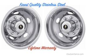Dr183500 Eagle 17 Inch Dodge Ram 3500 8 Lug 5 Hole Rear Wheel Simulator Liner Hubcap Covers Two