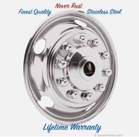 F53591f Eagle 19.5 X 6.75 Inch Ford F-53 / F-59 -10 Lug 5 Hole One Front Wheel Simulator Rim Cover