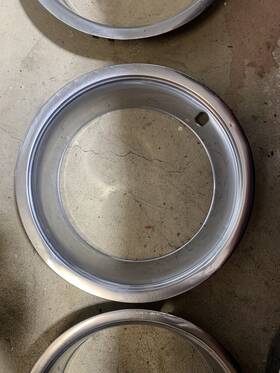 4543 Eagle Flight 15 X8 Rally Wheel Trim Rings Beauty