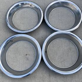 4543tr Eagle Flight Wheel Trim 3 Inch Deep / 15 Chrome Stainless Steel Gm Rings