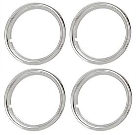 Tr4603 Eagle Flight Wheel Trim 16 Inch Chrome Stainless Steel Rings 1 3/4 Depth Beauty Set/4