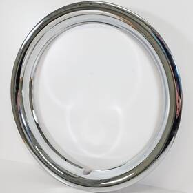 Tr4703x Eagle Flight Wheel Trim Tr4703 One Single 17 Inch Chrome Stainless Steel Ring 1 3/4 Depth #