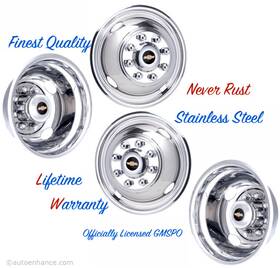 Uygeu8-s4 Eagle 16 Inch Chevrolet Express And Silverado 3500 Licensed Wheel Simulator Hubcap Covers