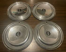 Pb9e-1130-a Edsel Vtg 1959 1960 Full Wheel Cover Hubcap Original - Set Of 4 14 Inch