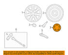 Ef2037190 Mazda Oem Tribute Wheel Center Cap