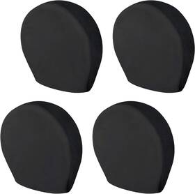 Eletecpro202002221 Eletecpro Rv Tire Covers Set Of 4 M Fits Diameters 26ftft-28.75ftft Black