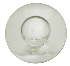 10-1057-b Empi Classic Nipple Chrome Hub Cap For 5-lug Thru 65 Early Vw Wheels Each