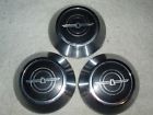 Eosc-1a096-ba Ford Vintage Thunderbird Hubcaps Wheel Center Cap Black