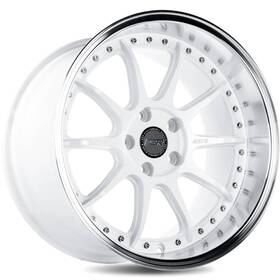 Cs12wht-ml Esr 88551430 5x110 18x8.5 White Wheel Cs12 30