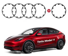 B0d25mr9vn Evooor 5pcs All-in-one Wheel Rim Protector For Tesla Model Y 21ftft Uberturbine