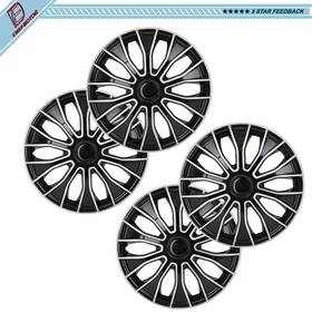 E175541way Ewaymotor 4x Wheel Cover Kit 15 Inch Hub Caps Rim Black And Silver Covers Fits All Makes Models
