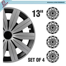 E178708way Ewaymotor 13 Inch Set Of 4 Wheel Covers Full Rim Snap On Hub Caps For R13 Tire And Steel Wheels