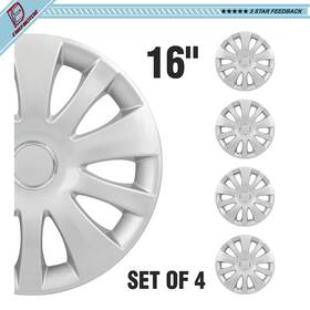 E178715way Ewaymotor 16 Inch Set Of 4 Wheel Covers Full Rim Snap On Hub Caps Fits R16 Tire And Steel Wheels