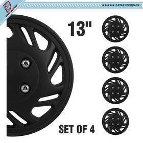 E178745way Ewaymotor 13in Set Of 4 Wheel Covers Full Rim Snap On Hub Caps For R13 Tire And Steel Wheels