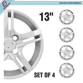 E178768way Ewaymotor 4x 13 Inch Wheel Covers Full Rim Snap On Hub Caps Fits R13 Tire And Steel Wheels