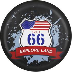 10702019 Explore Land Fits Tire Diameters 30&apos &apos -33&apos America Flag And Route 66
