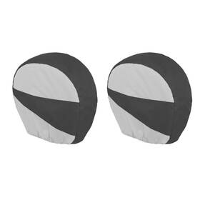 10706017 Explore Land Tire Covers 2 M Fits Diameters 26ftft-28.75ftft Black And Gray