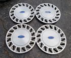 F23z-1130-a Ford Set Of Oem Aerostar Tempo Taurus Metal Hubcaps Wheel