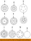 F29z1130a Ford Oem 92-95 Aerostar-wheel Center