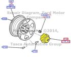 F85z1130ba Ford New Oem Hub Cap Use Fa Heritage Svt