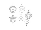 F9zz-1130-fa Ford Genuine Mustang Hub