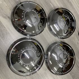 395225 Fap 1967-1969 Olds Cutlass 442 F85 Gm Dog Dish Poverty Center Cap Set 4 #