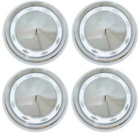 55c-1130 Fargo 1955 Chevy Small Style Hub Caps Chrome Gm Restoration Part-new