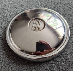 4117227 Fiat 850 128 Original Chrome Hub Cap For 13 Inch Wheel Free Usa Shipping