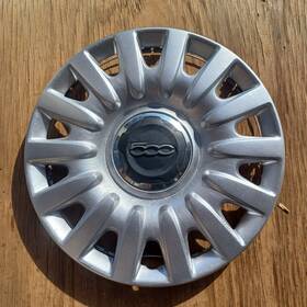 735524425 Fiat 500 Hubcap 2014-2017 Fits 16 Inch Wheels P/n Repainted