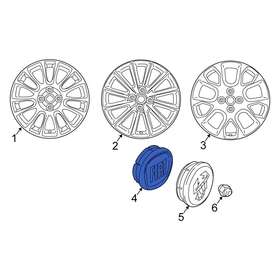 68098829aa Fiat Oe For 124 Spider 2017-2020 Wheel Cap