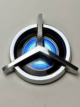 990068 Fomoco Ford 1960 S Fairlane Sports Coupe Hub Cap 3 Bar Spinner Oem Clean