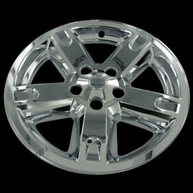 Iwcimp321x For 07-11 Dodge Nitro 17inch Chrome Wheel Skin Cover Replacement Hub Caps Set Of 4