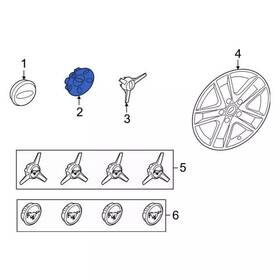 4r3z-1130-ea Ford Genuine Center Cap