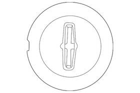 4w4z-1130-aa Ford Genuine Cover - Wheel