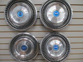 570-694 Ford 1971 1972 1973 Mercury Cougar Xr7 Wheel Cover Hubcaps Oem Set 71 72 73 694