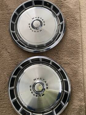 Ford 570-701 1971 1972 1973 Mustang Wheelcover Wheel Covers Hubcaps Oem Set 71 72 73 701