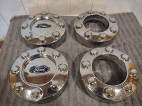 5c3z1130kacp Ford 2005-2016 Truck F250 F350 Set Of 4 Chrome Center Wheel Covers Hub Cap Used