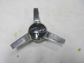 5r3z-1130-aa Ford 2005-2009 Mustang Wheel 3-bar Spinner Type Center Cap Genuine Oem Chrome
