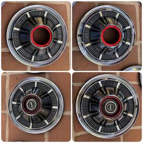 Ford 601 602 Set Of 4 1967-1977 Bronco Truck Van Hubcaps 4wd 2 Front And Rear #601