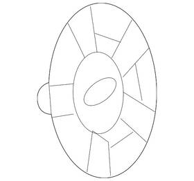 6f2z-1130-aa Ford Genuine Wheel Cover