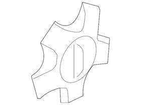 7t5z-1130-a Ford Genuine Cover - Wheel